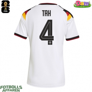Tyskland Jonathan Tah #4 Hemmatröja Kvinnor VM 2026 Kortärmad